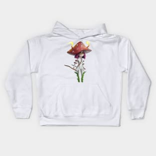 Mushroom Girl Kids Hoodie